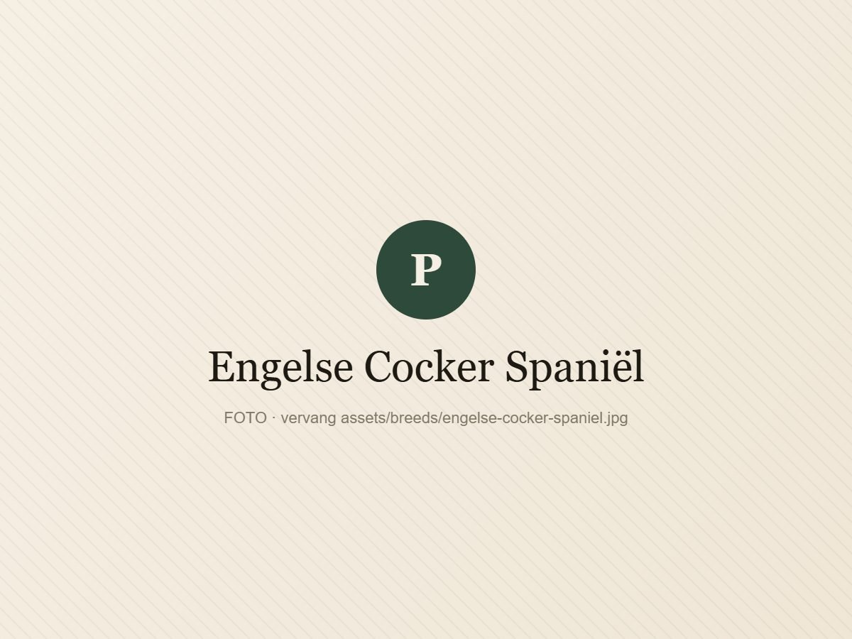 Engelse Cocker Spaniël